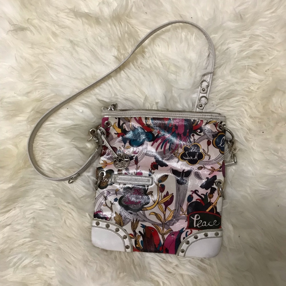The sak boho graphic printed crossbody bag